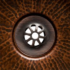 1.5" Non-Overflow Grid Bathroom Sink Drain - Oil Rubbed Bronze
