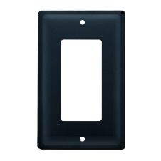 Wrought Iron Plain Single GFI Cover