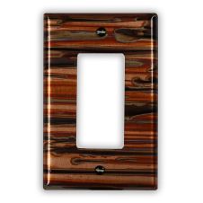 Enchantment Horizontal 1 Rocker/GFI Copper Switch Plate