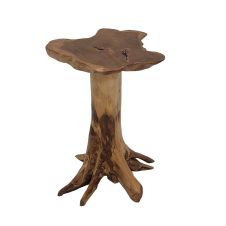 Rustic Natural Stump End Tables