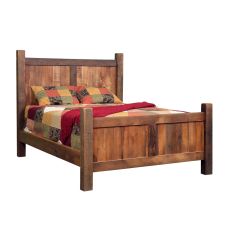 Rustic Farmstead Barn Wood Bed - Clear Finish