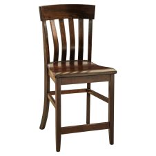 Galena Extreme Bend Bar Stool - Stationary
