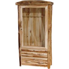 Aspen 2 Drawer Gun Cabinet shown in Flat drawer fronts