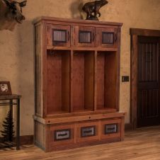 Adventure Mountain Barnwood Entry Locker Unit