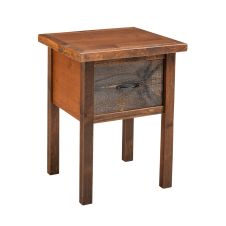 Gold Fields Barn Wood 1 Drawer Nightstand