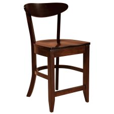Hawthorn Single Bend Bar Stool - Stationary