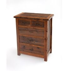 Reclaimed Heritage Richland 5 Drawer Barn Wood Chest