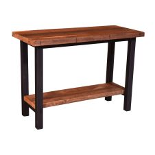 Imperial Urban Reclaimed Barn Wood Sofa Table - Clear Finish