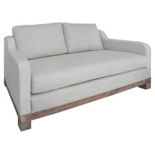 Samba Upholstered Loveseat, Shown in Oyster Fabric