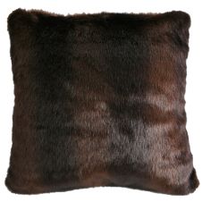 Brown Bear Faux Fur Pillow