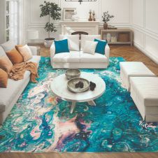 Kikiamo Series IV Rug - Lagoon
