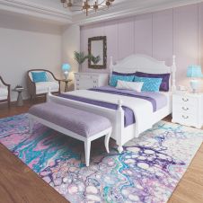 Kikiamo Series XIX Rug - Lavender
