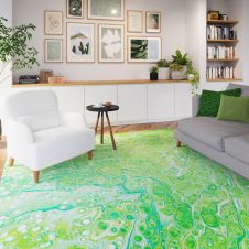 Kikiamo Series V Rug - Lime