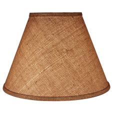 Rustic Antique Brown Burlap Lampshades
