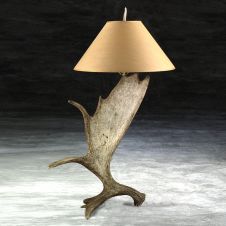 Free Standing Moose Table Lamp