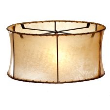 Rawhide 22" Cylindrical Lampshade--Natural