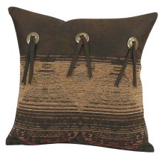 Sierra Chenille Suede Concho Pillow