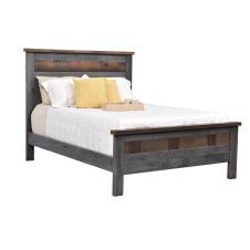 London Fog Modern Barn Wood Bed