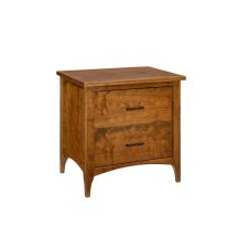 Malibu 2 Drawer Rustic Nightstand 