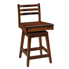 Maple City Single Bend Bar Stool - Swivel