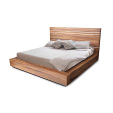 Stainless Steel Accented Asian Walnut
