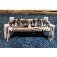Montana Log Pet Feeder
