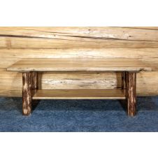 Glacier Country Log Coffee Table by Montana Woodworks