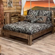 Homestead Rough Sawn Platform Bed