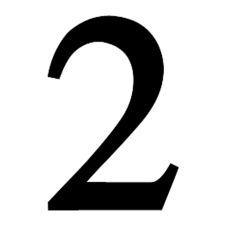 Wrought Iron House Number 2