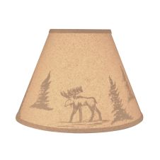 Rustic Bull Moose Silhouette Lampshade