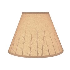Rustic Autumn Forest Silhouette Lampshade