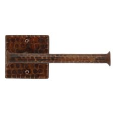 Hand Hammered Copper Tissue Paper Holder Closeup