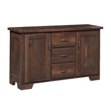 Oxford Square 3 Drawer Barn Wood Buffet - Provincial Finish