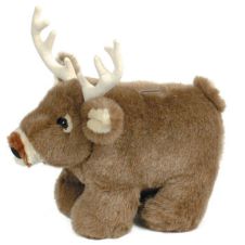Plush Whitetail Deer Coin Bank