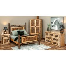 Poplar Grove Hickory Log Bedroom Collection