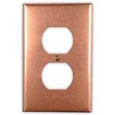 Raw Copper 1 Outlet Copper Switch Plate