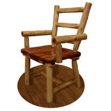 Red Cedar Ladder Back Captain's Chair