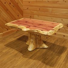 Rust Valley Red Cedar Stump Coffee Table