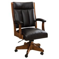 Roxbury Classic Comfort Upholstered Office Chair - Kevco Chair Base - Standard Casters - (Pictured Upholstery Not Available)