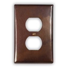 Rustic 1 Outlet Copper Switch Plate