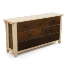 Rustic Antiqued 7 Drawer Dresser