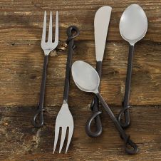 Rustic Forged Loop 5 Piece Place Setting
