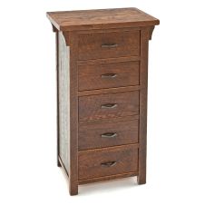 Oak Meadows 5 Drawer Reclaimed Barn Wood Lingerie Chest