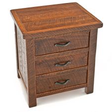Oak Meadows 3 Drawer Reclaimed Barn Wood Nightstand