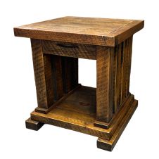 Sawmill Royal Timber Rustic End Table
