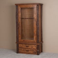 Sawtooth Hickory Barnwood Gun Cabinet