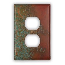 Sierra 1 Outlet Copper Switch Plate