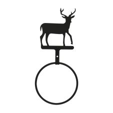 Wrought Iron Deer Towel Ring