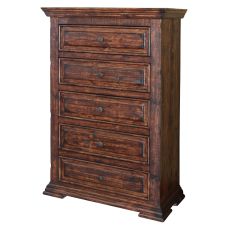Terra 5 Drawer Barnwood Chest