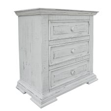 Terra Cottage White 3 Drawer Dresser 